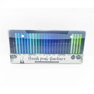 100 boja Marker olovka s dvostrukim vrhom